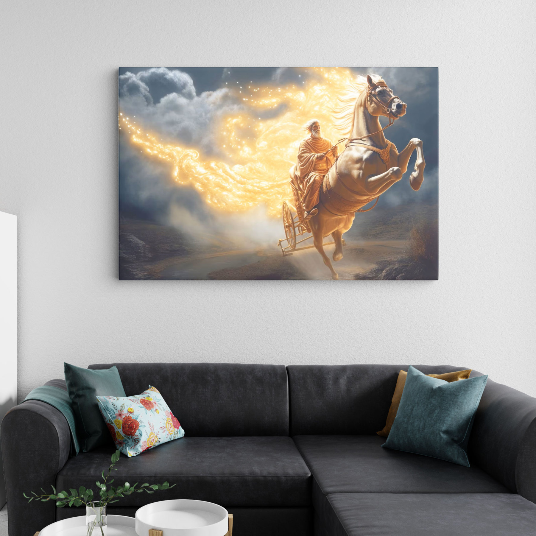 Prophet Elijah Christian Canvas Wall Art